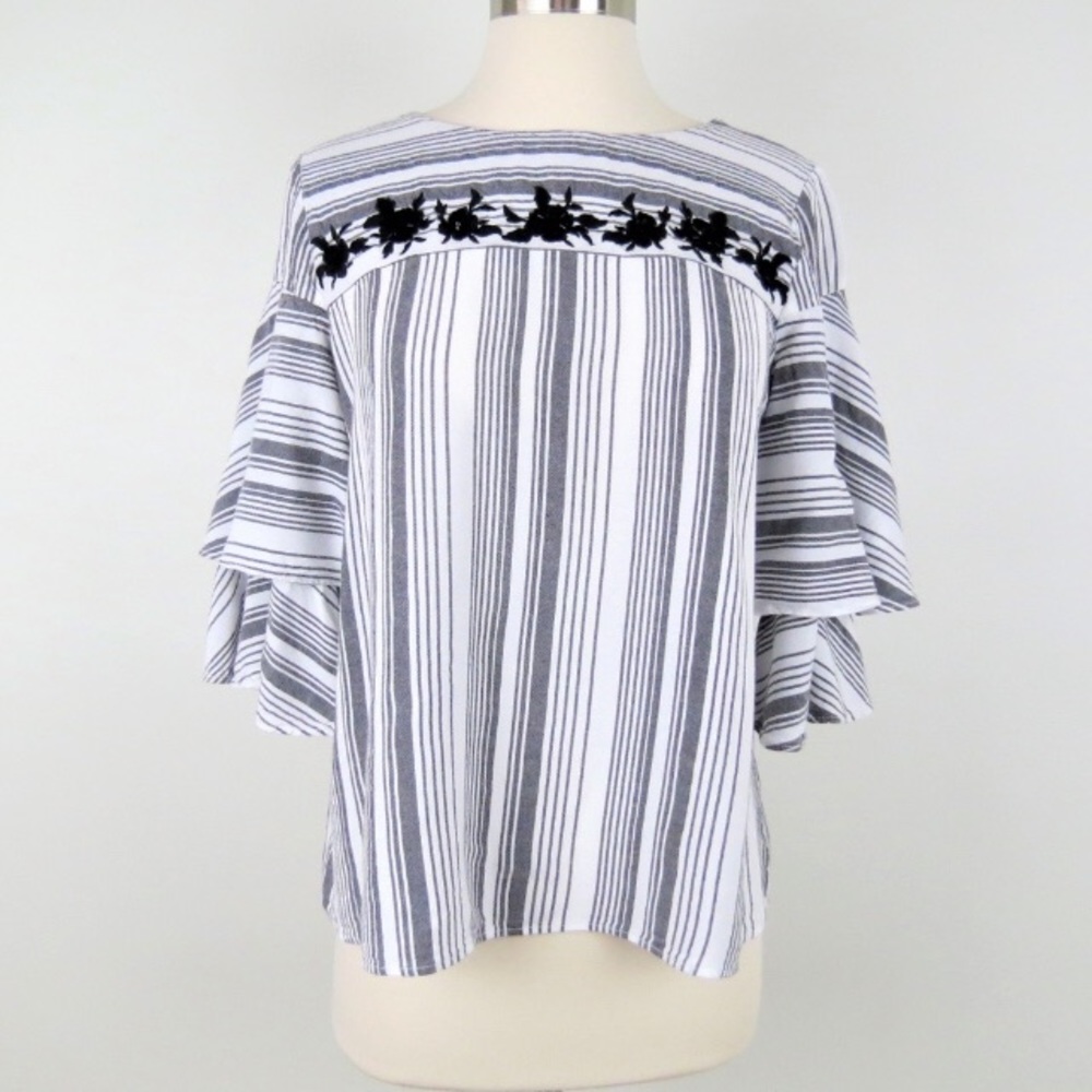 LOFT embroidered shirt